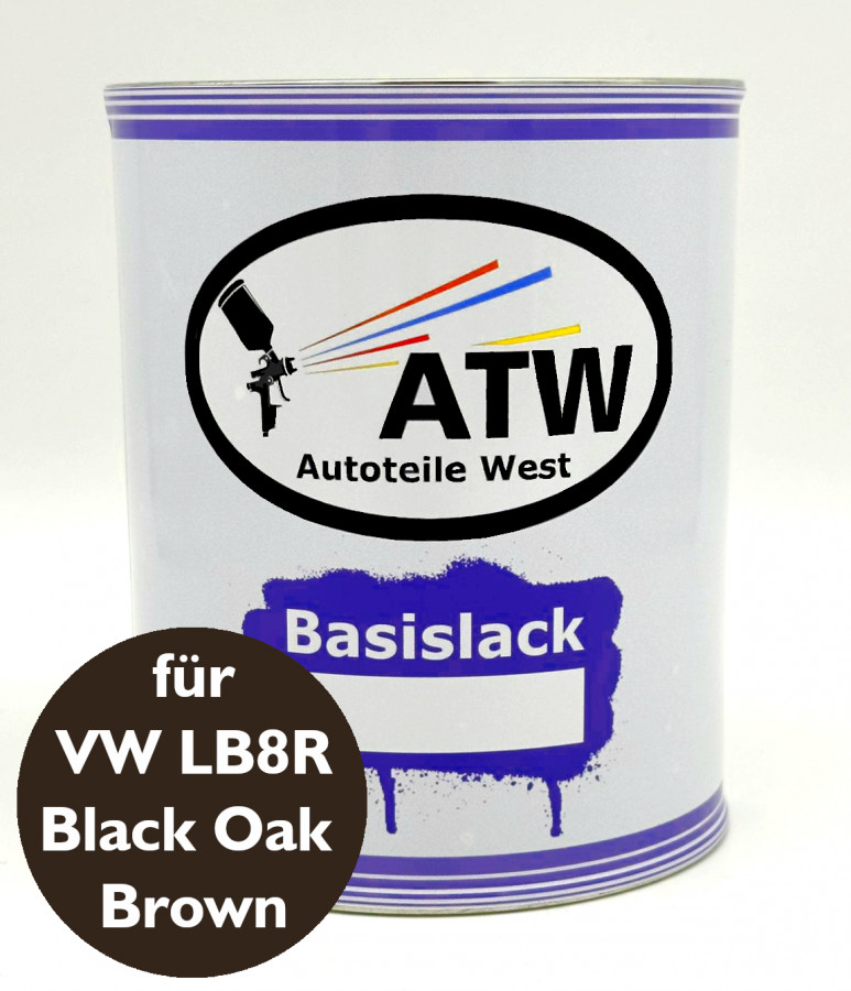 Autolack für VW LB8R Black Oak Brown